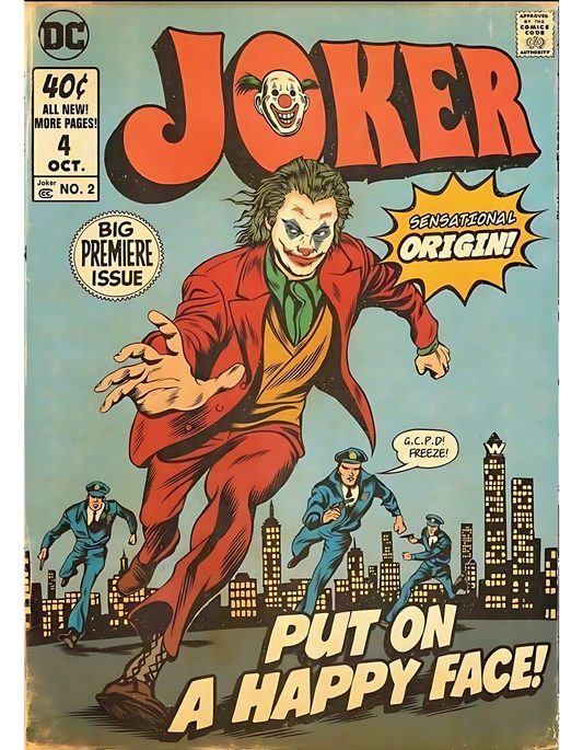 Vintage DC Joker Poster - UNISEX