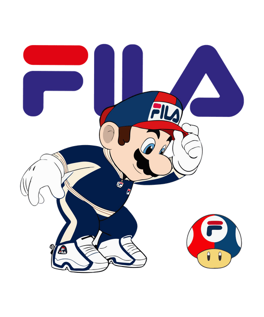 Super Mario FILA Brand - UNISEX
