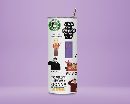 FRIENDS FAN TUMBLER (WHITE)