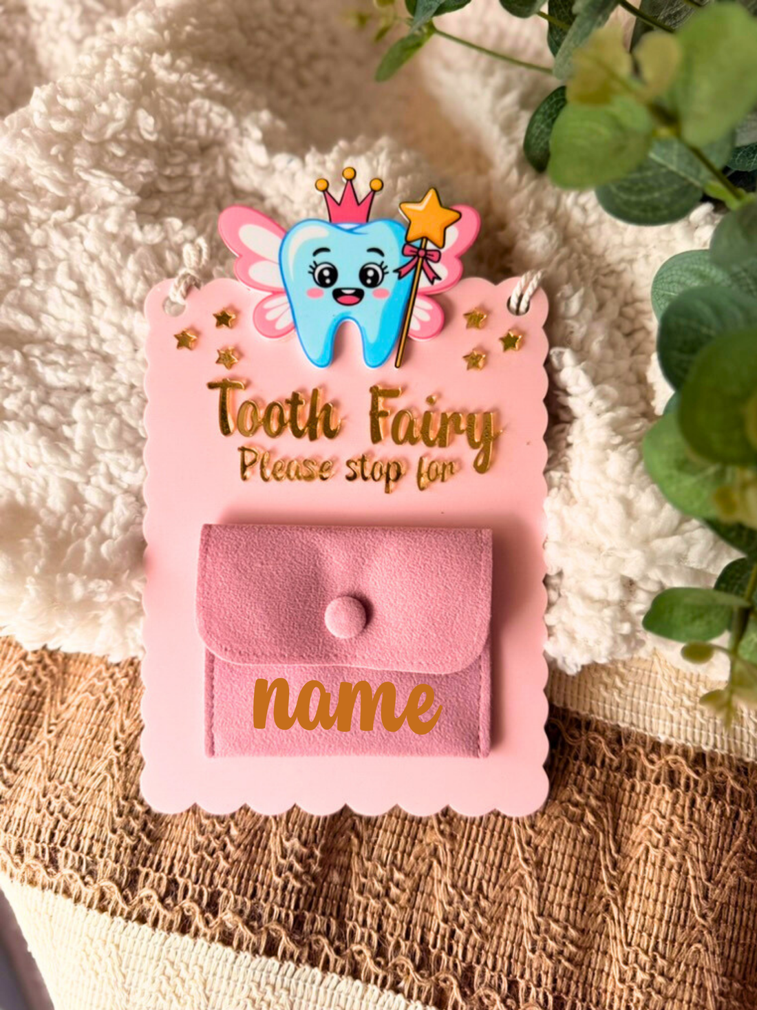 CUSTOM TOOTH FAIRY DOOR SIGN