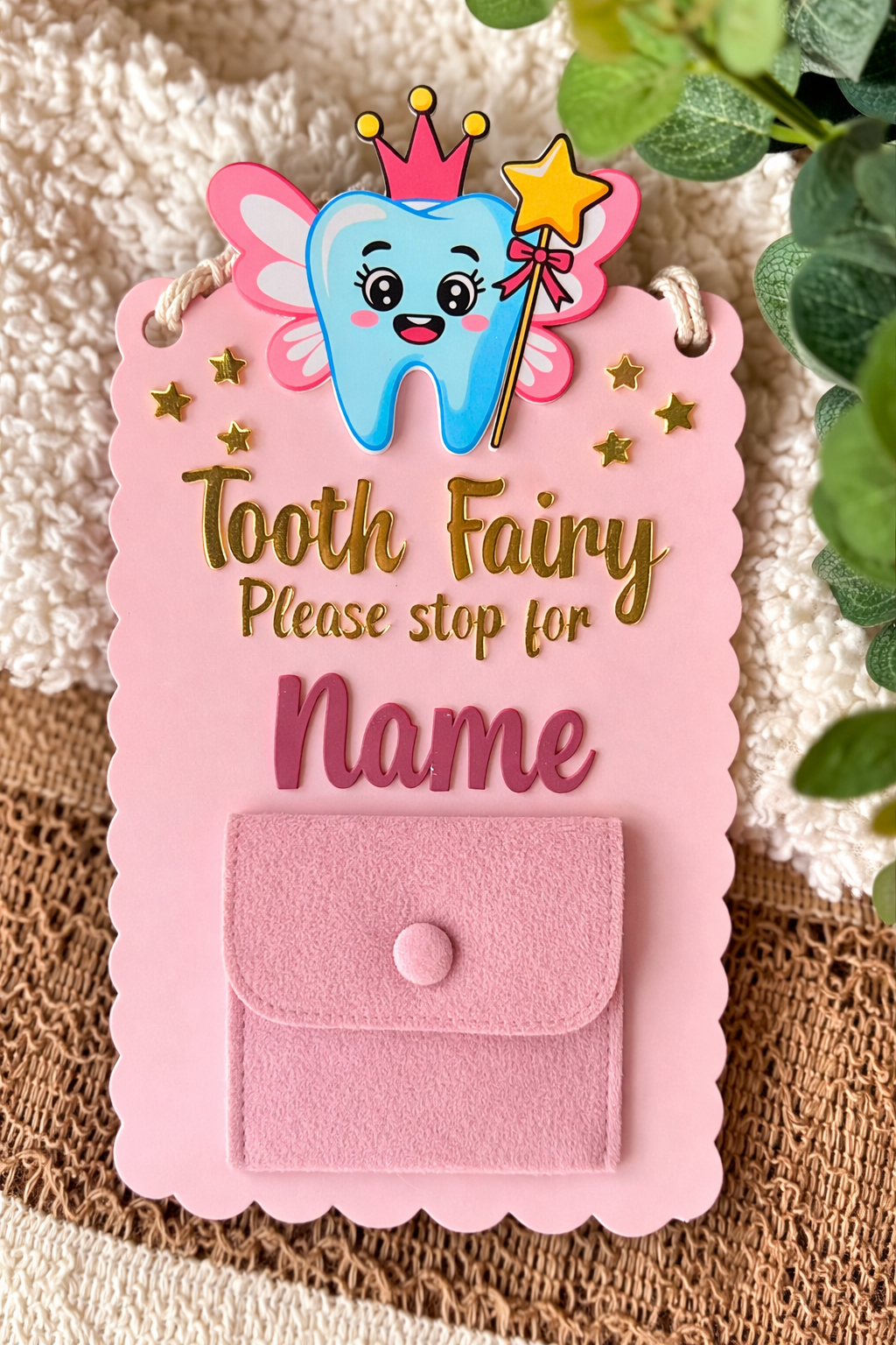 CUSTOM TOOTH FAIRY DOOR SIGN