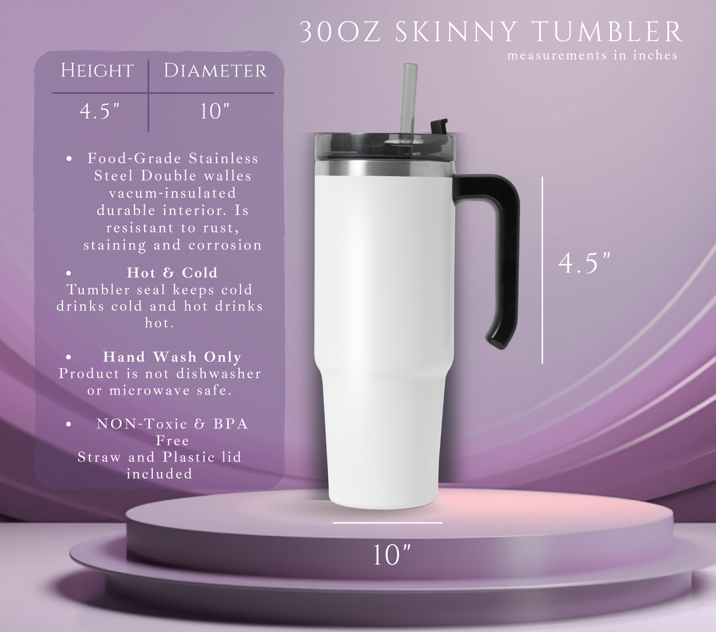 CUSTOM TUMBLER 30oz