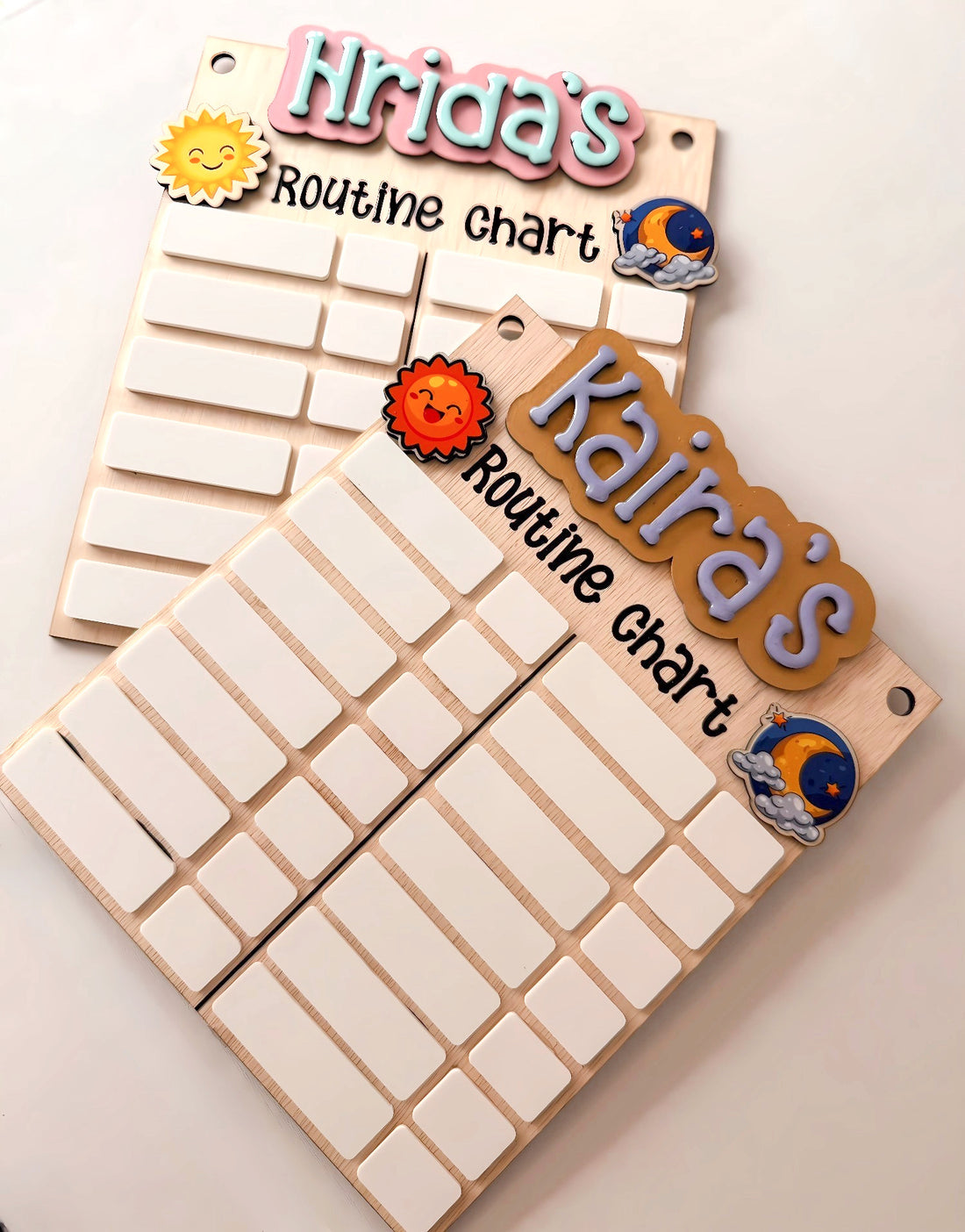 PERSONALIZED KIDS ROUTINE CHART